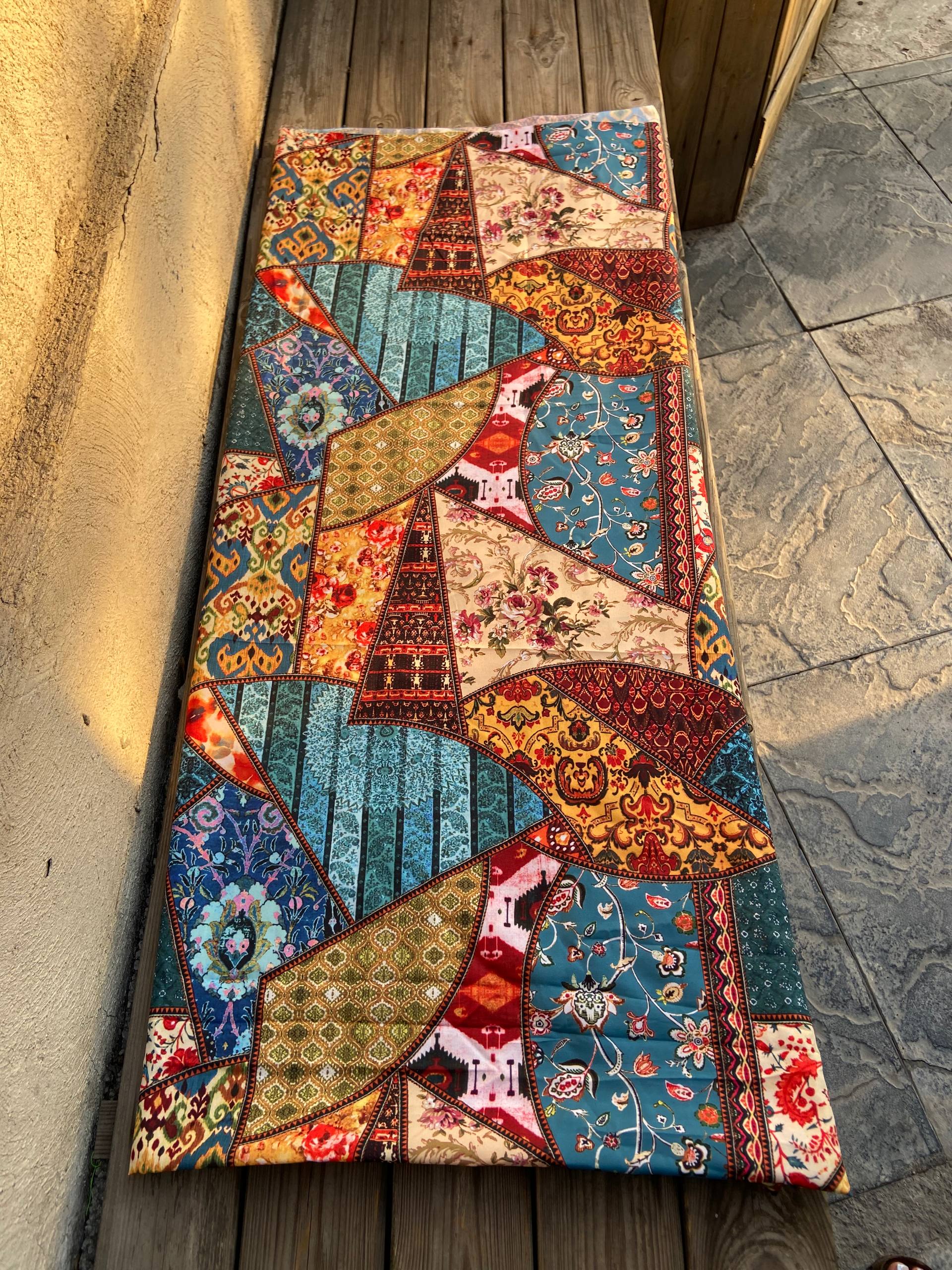 کرپ سیلک هندی عرض 110 سانت