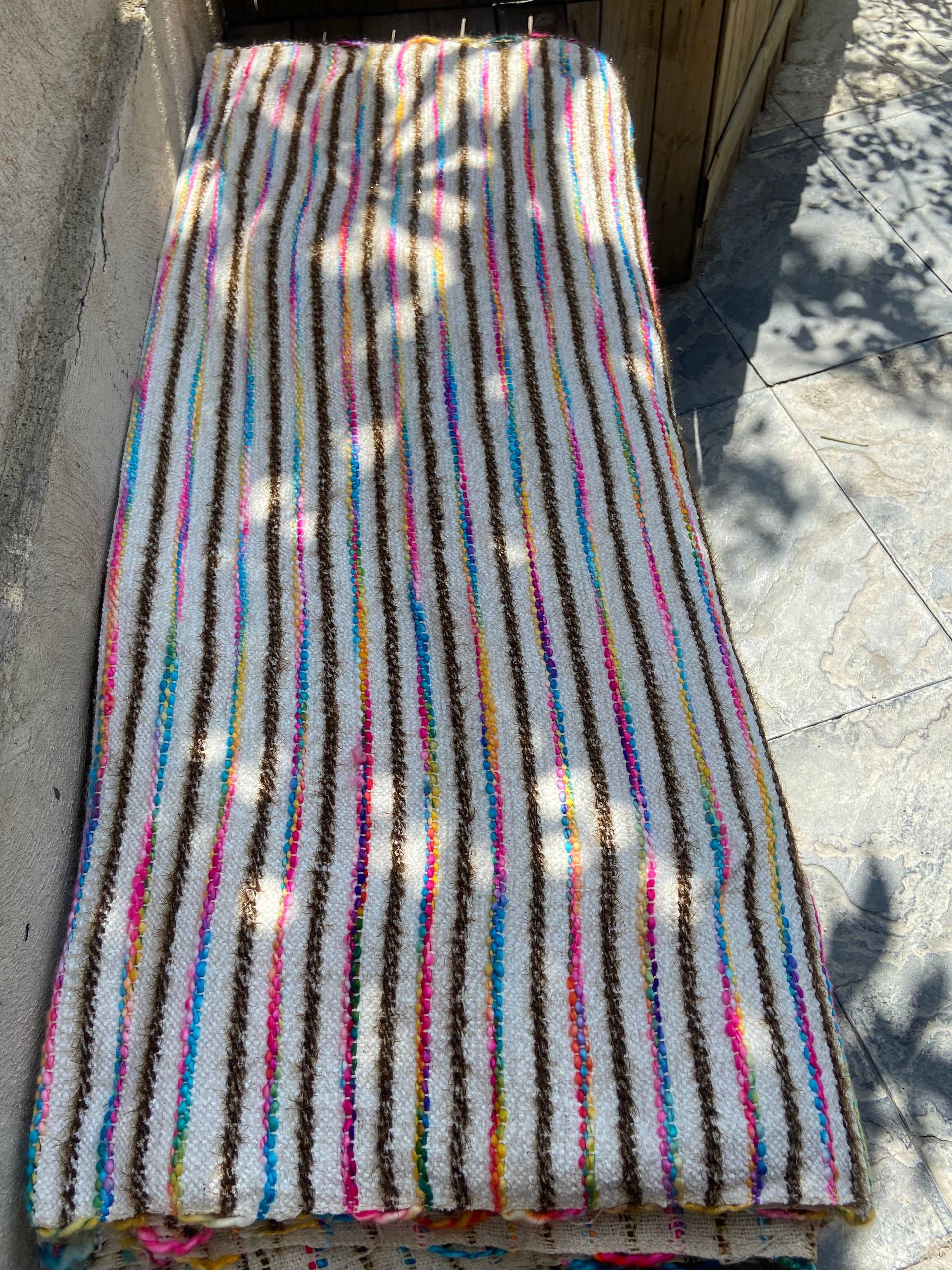 پارچه دستبافت تمام نخ هندی عرض 120 سانت