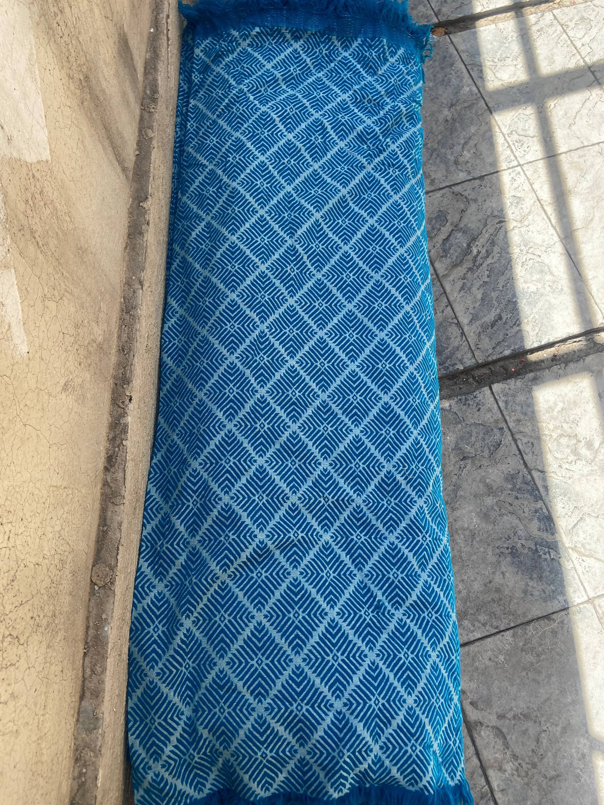 پارچه دستبافت تمام نخ هندی عرض 130 سانت