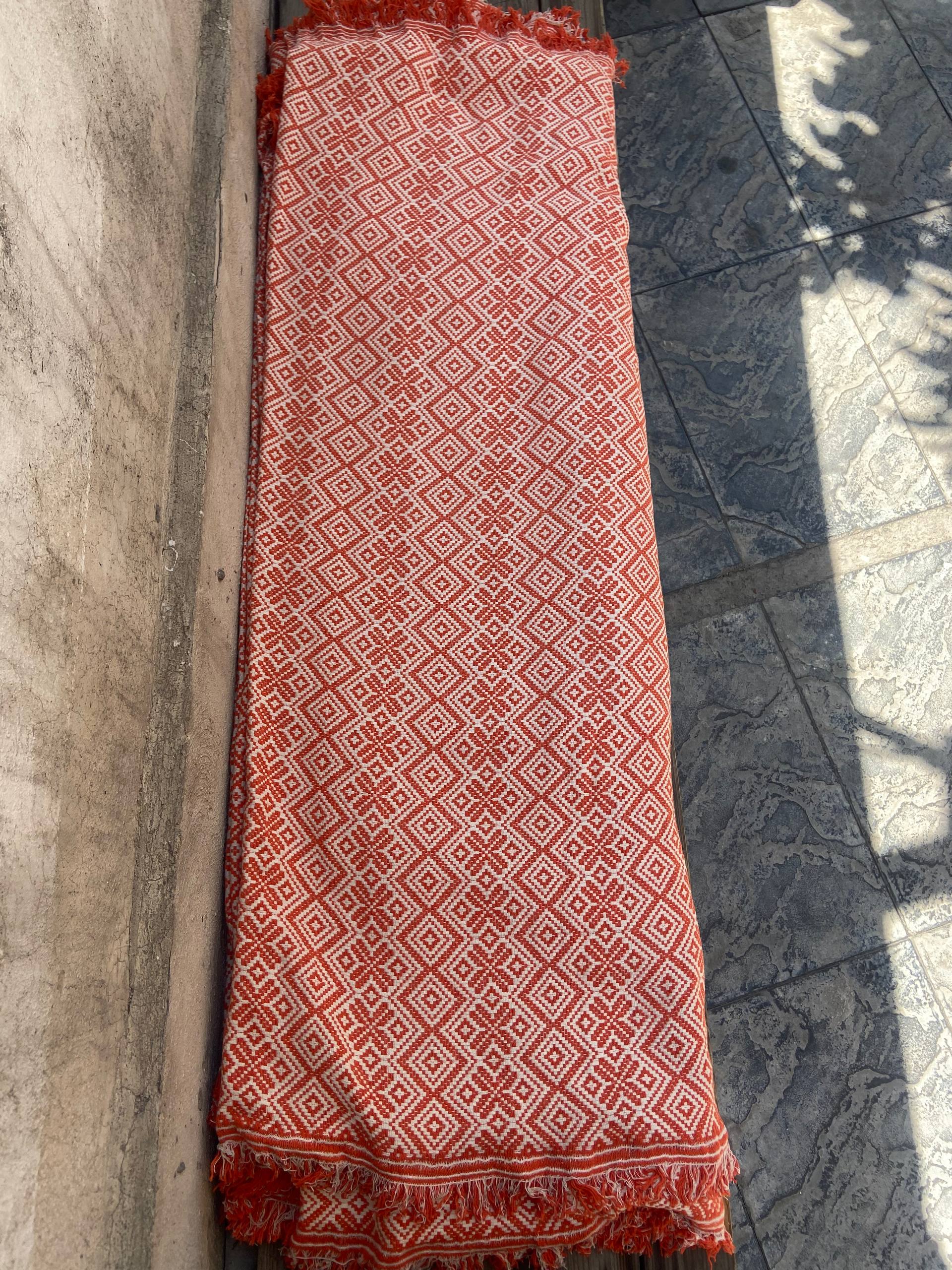 پارچه دستبافت تمام نخ هندی عرض 130 سانت